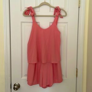 She + Sky pink romper